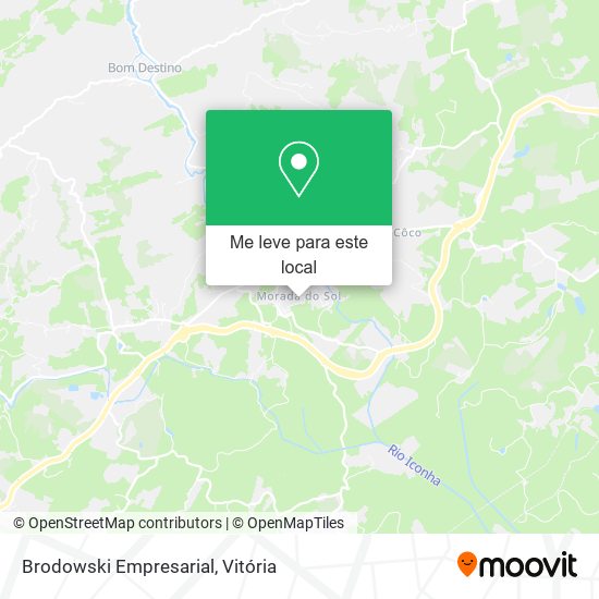 Brodowski Empresarial mapa