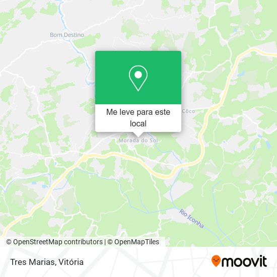 Tres Marias mapa