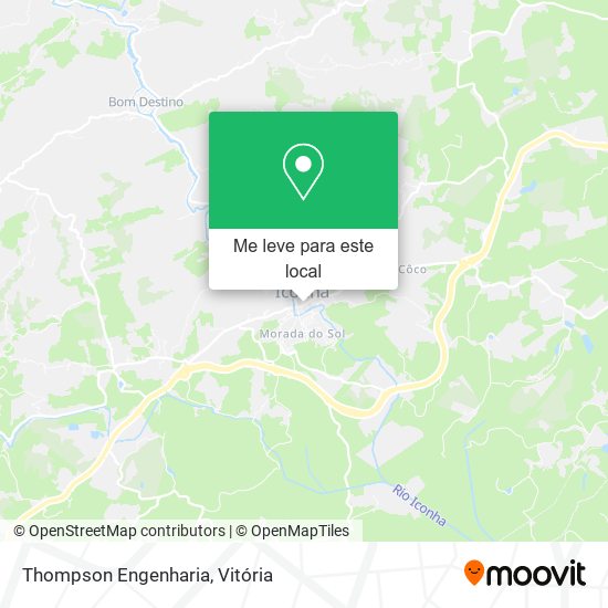 Thompson Engenharia mapa