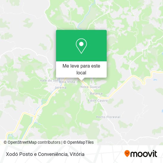 Xodó Posto e Conveniência mapa