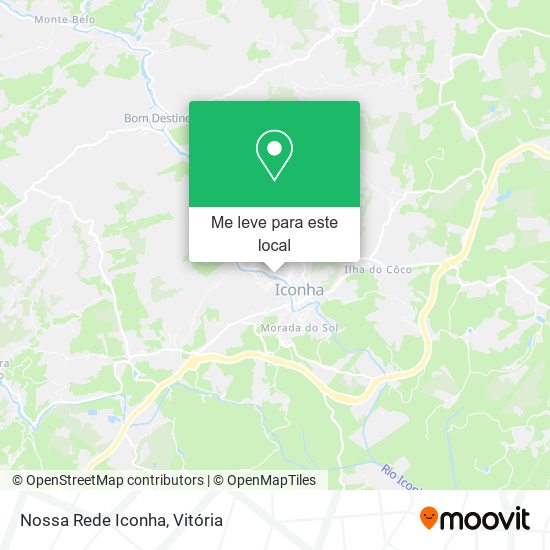 Nossa Rede Iconha mapa