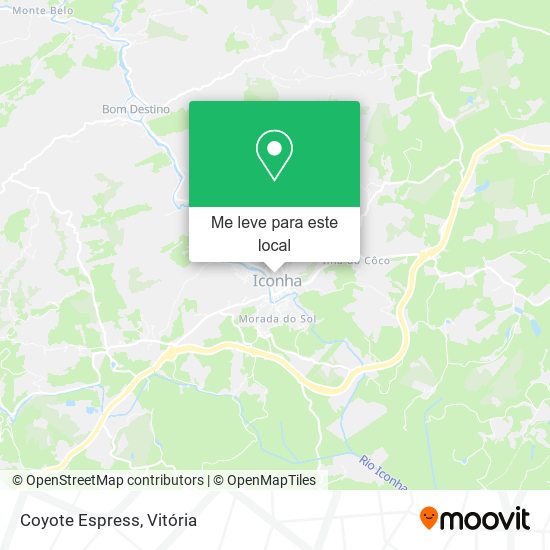 Coyote Espress mapa