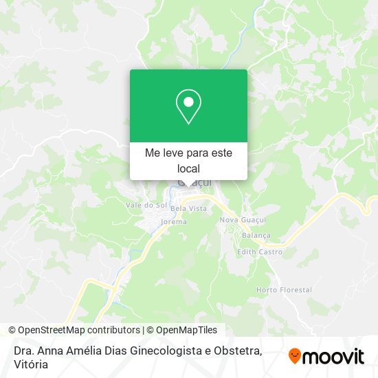 Dra. Anna Amélia Dias Ginecologista e Obstetra mapa