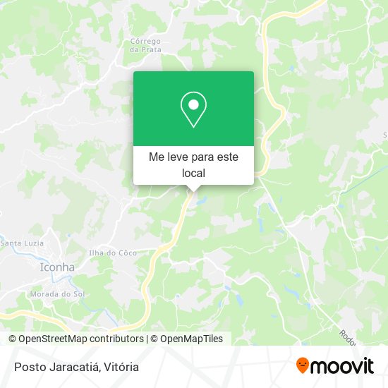 Posto Jaracatiá mapa