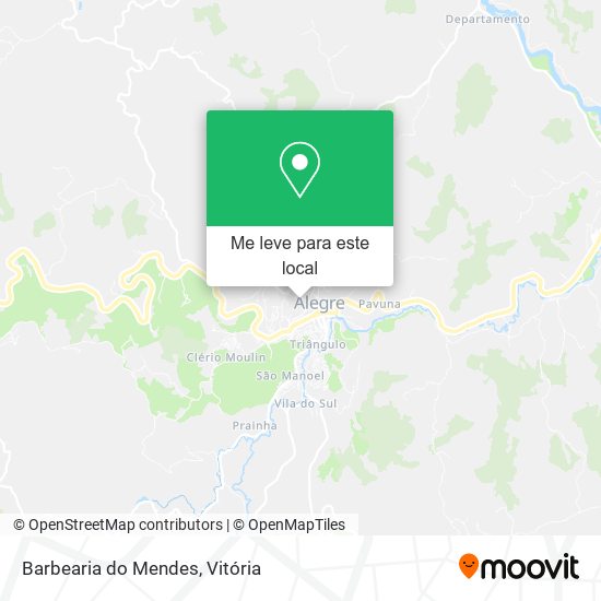Barbearia do Mendes mapa