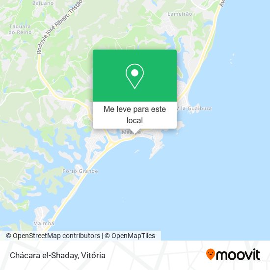 Chácara el-Shaday mapa