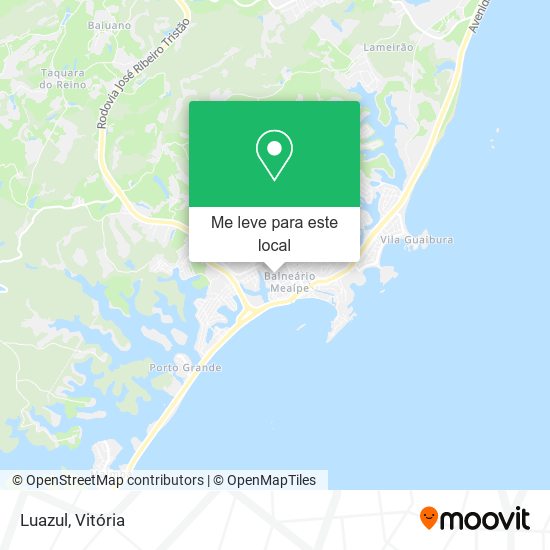 Luazul mapa