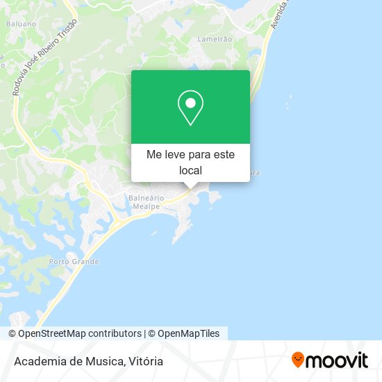Academia de Musica mapa