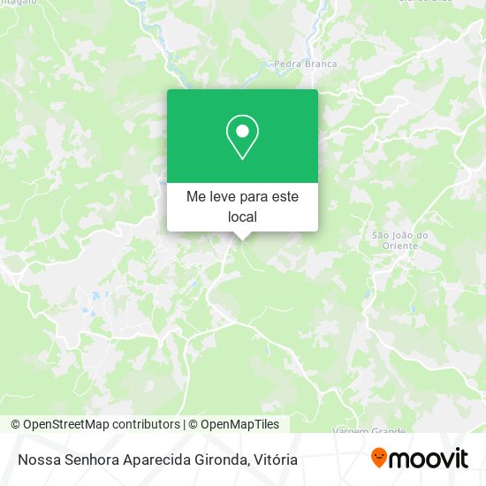 Nossa Senhora Aparecida Gironda mapa