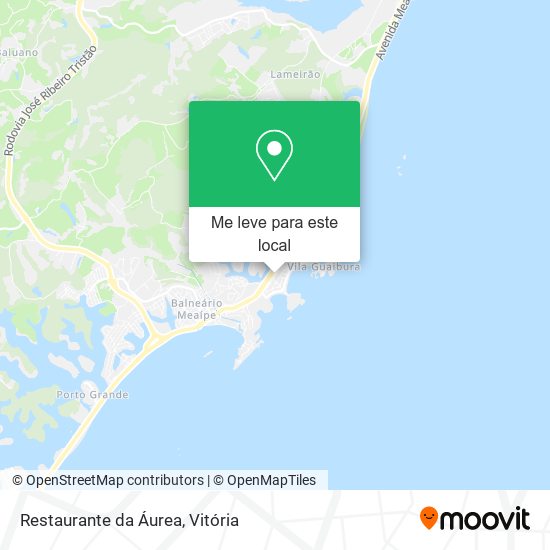 Restaurante da Áurea mapa