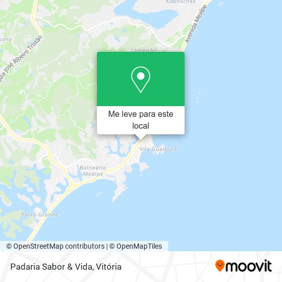 Padaria Sabor & Vida mapa