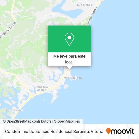 Condominio do Edificio Residencial Serenita mapa