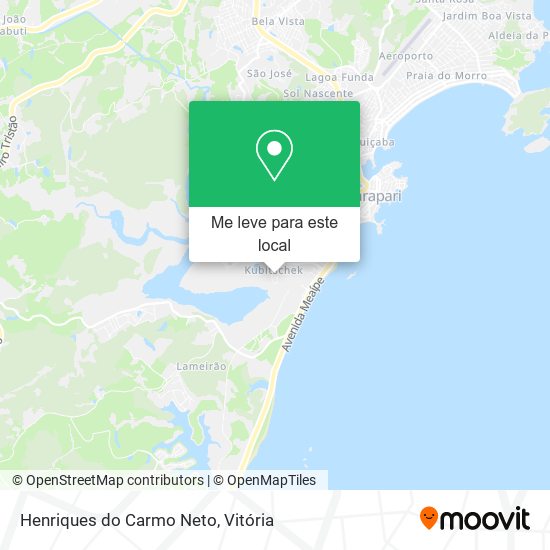 Henriques do Carmo Neto mapa