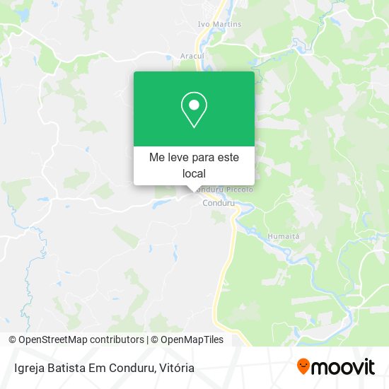 Igreja Batista Em Conduru mapa