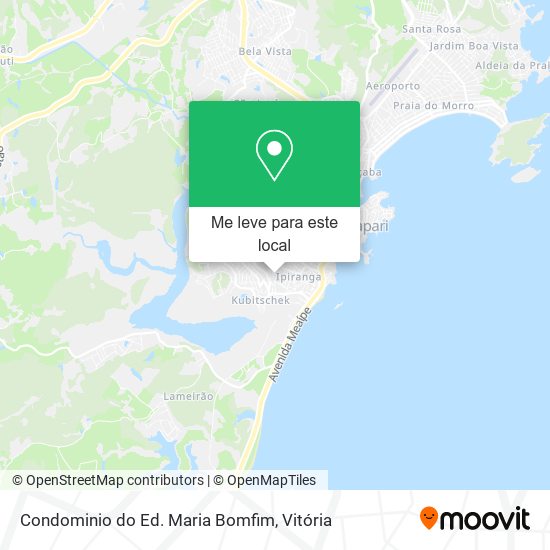 Condominio do Ed. Maria Bomfim mapa