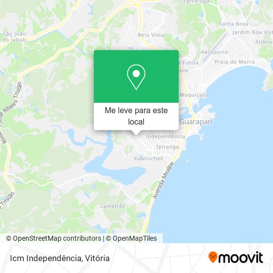 Icm Independência mapa