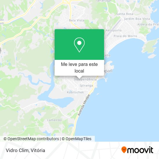 Vidro Clim mapa