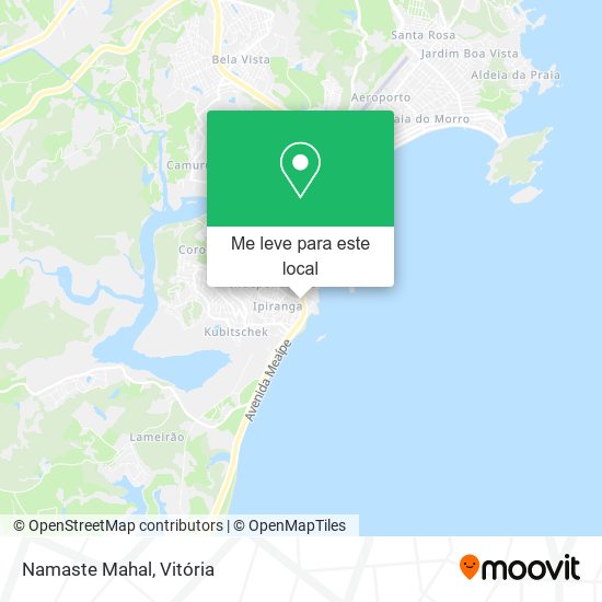 Namaste Mahal mapa