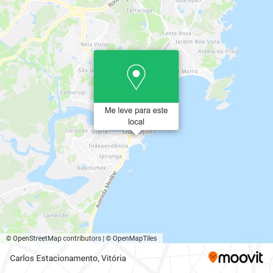 Carlos Estacionamento mapa