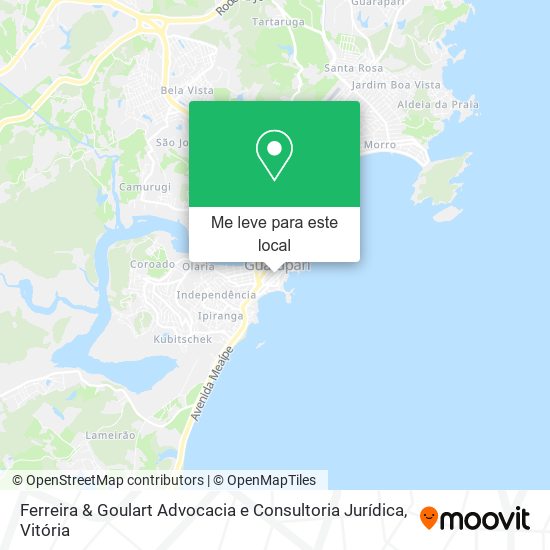 Ferreira & Goulart Advocacia e Consultoria Jurídica mapa