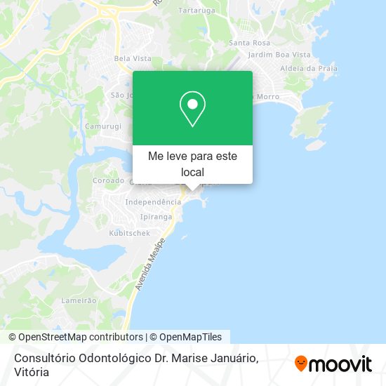 Consultório Odontológico Dr. Marise Januário mapa