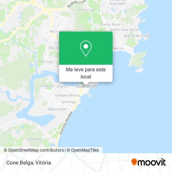 Cone Belga mapa