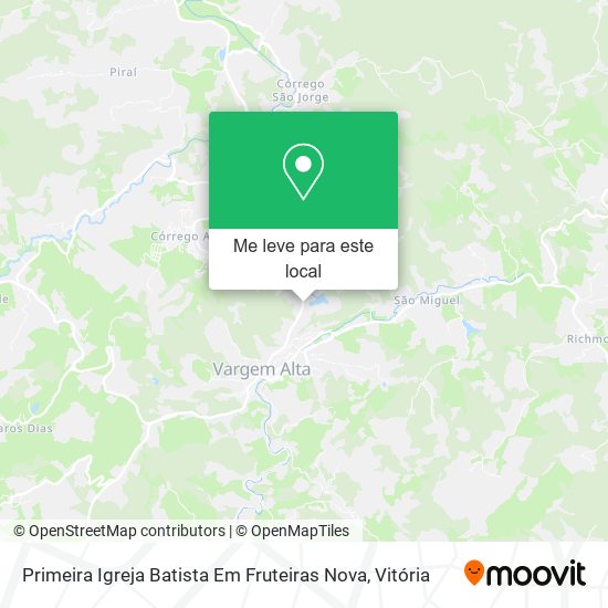 Primeira Igreja Batista Em Fruteiras Nova mapa