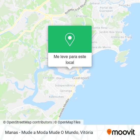 Manas - Mude a Moda Mude O Mundo mapa