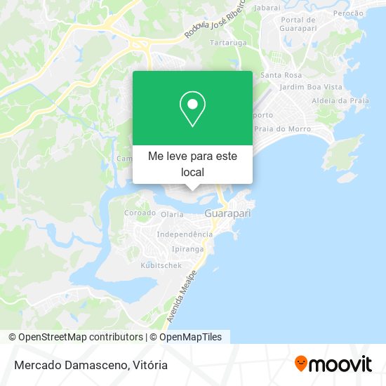 Mercado Damasceno mapa