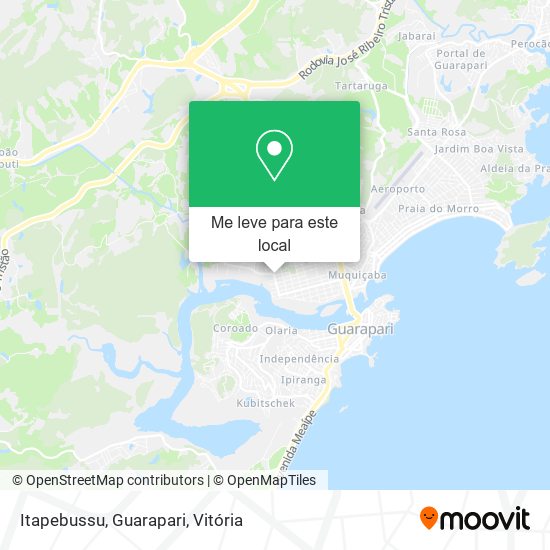 Itapebussu, Guarapari mapa