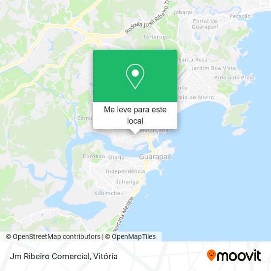 Jm Ribeiro Comercial mapa