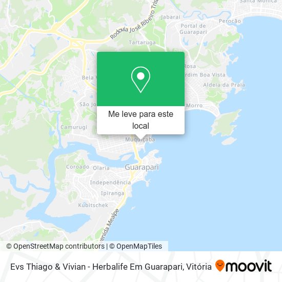 Evs Thiago & Vivian - Herbalife Em Guarapari mapa