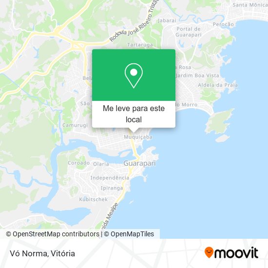 Vó Norma mapa