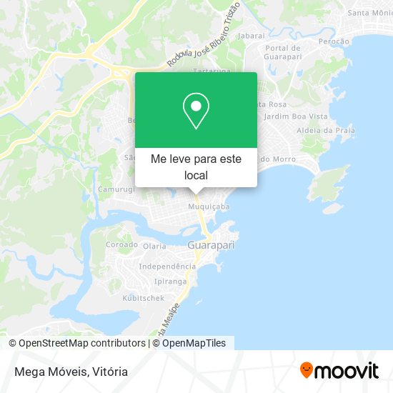 Mega Móveis mapa