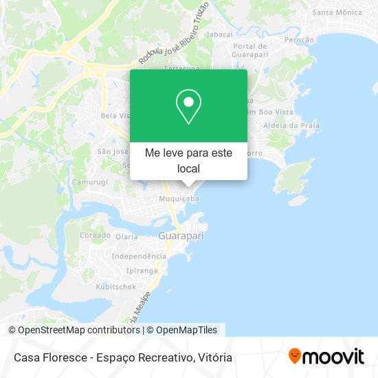 Casa Floresce - Espaço Recreativo mapa