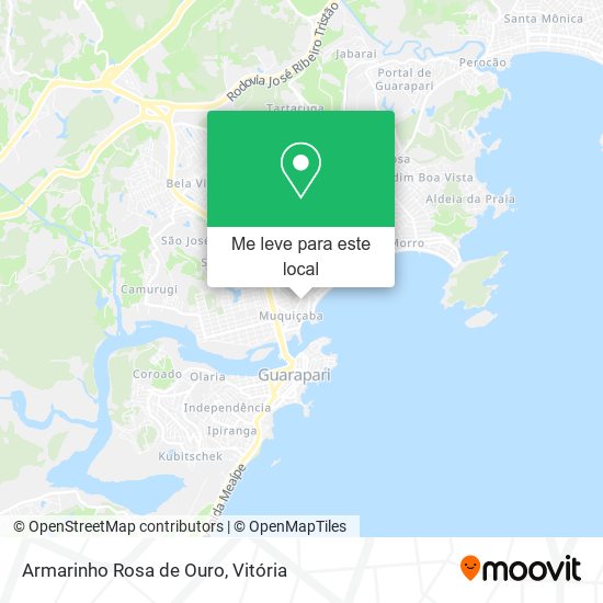 Armarinho Rosa de Ouro mapa