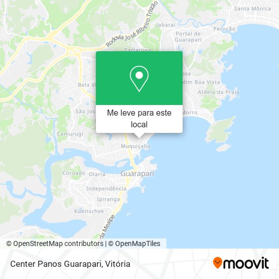 Center Panos Guarapari mapa