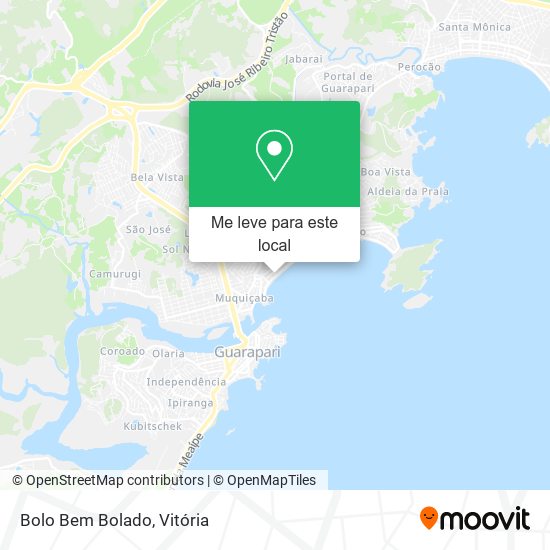 Bolo Bem Bolado mapa