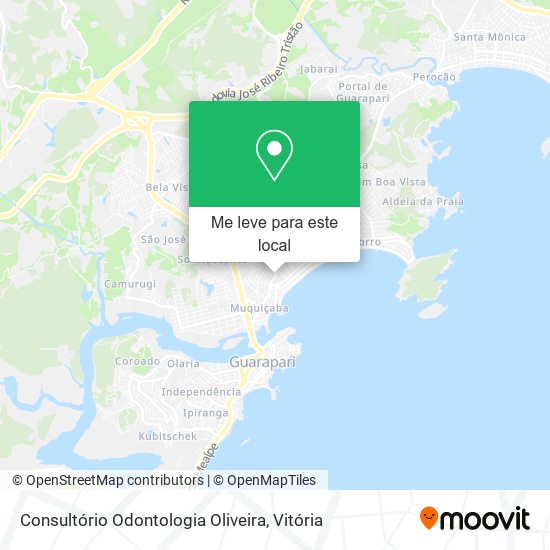 Consultório Odontologia Oliveira mapa