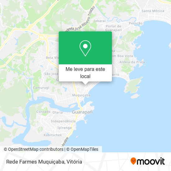 Rede Farmes Muquiçaba mapa