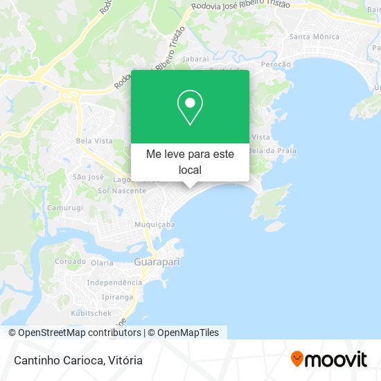 Cantinho Carioca mapa