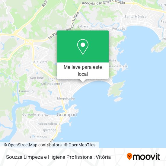 Souzza Limpeza e Higiene Profissional mapa