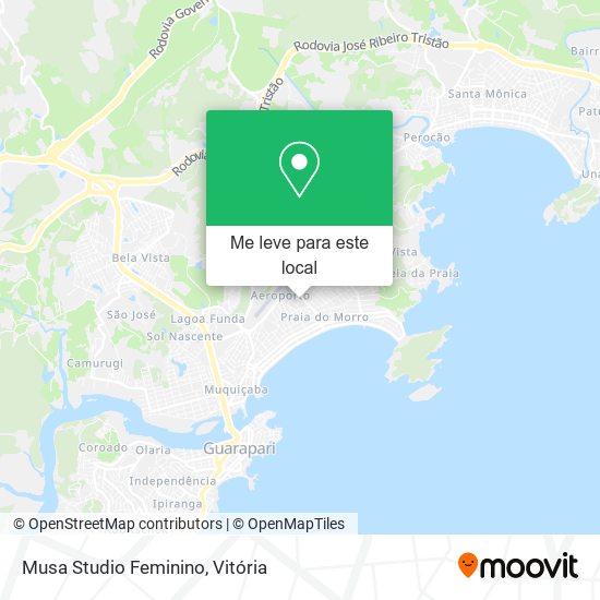 Musa Studio Feminino mapa