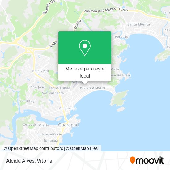 Alcida Alves mapa