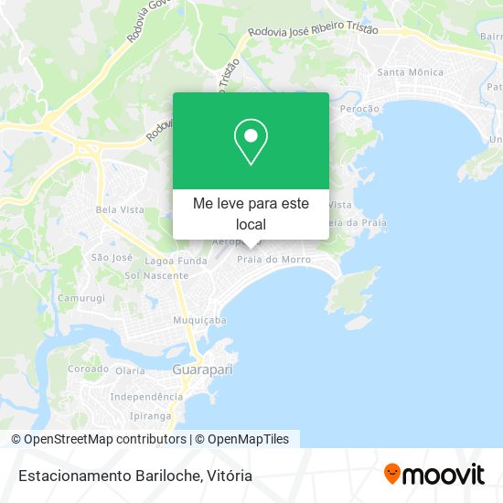Estacionamento Bariloche mapa
