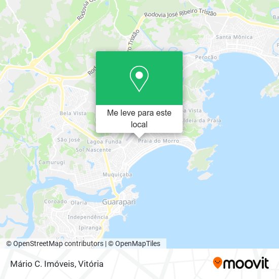 Mário C. Imóveis mapa