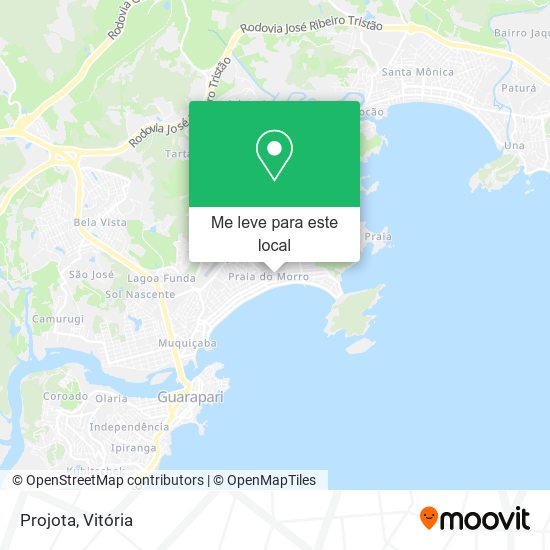 Projota mapa