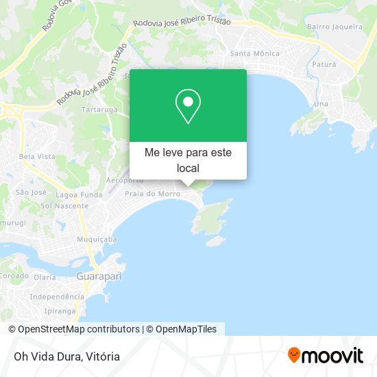 Oh Vida Dura mapa