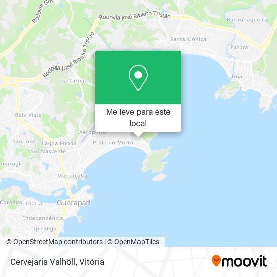 Cervejaria Valhöll mapa
