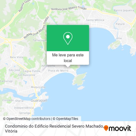Condominio do Edificio Residencial Severo Machado mapa